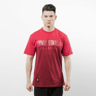 Mass Denim koszulka T-shirt Classics Cut claret / red SS 2017