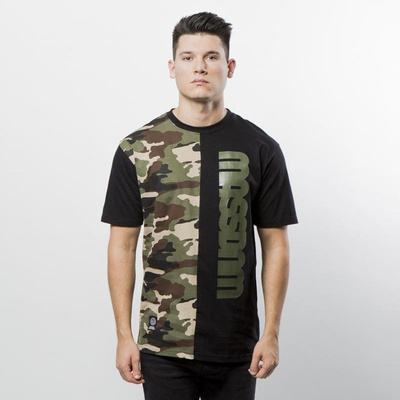 Mass DNM koszulka T-shirt  Half Camo - black 