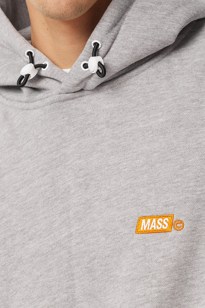 Mass DNM bluza Sweatshirt Mini Box Hoody szara