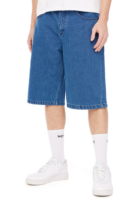 Mass DNM szorty Slang Jeans Shorts baggy fit - niebieskie