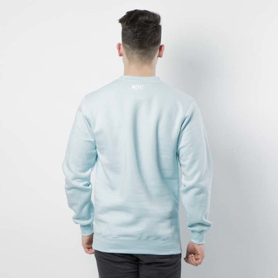 Mass DNM bluza Sweatshirt Crewneck Signature - light blue