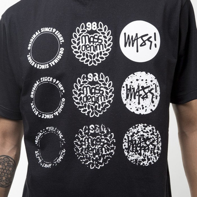 Mass Denim koszulka t-shirt Mind black
