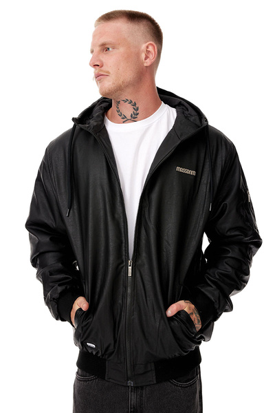 Mass DNM kurtka zimowa Jacket Flyer Quilted - czarna