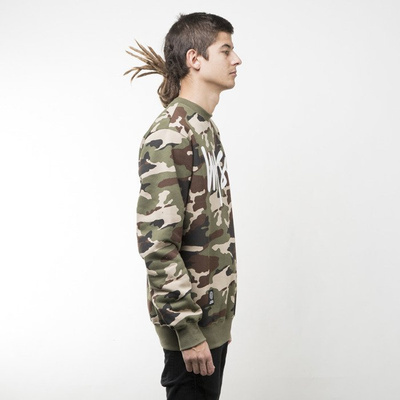 Mass Denim bluza sweatshirt Signature crewneck woodland camo