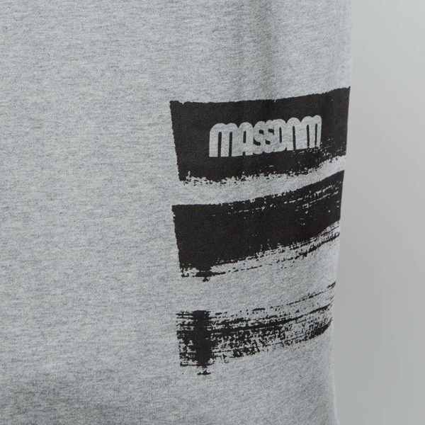 Mass DNM koszulka T-shirt Traces - light heather grey