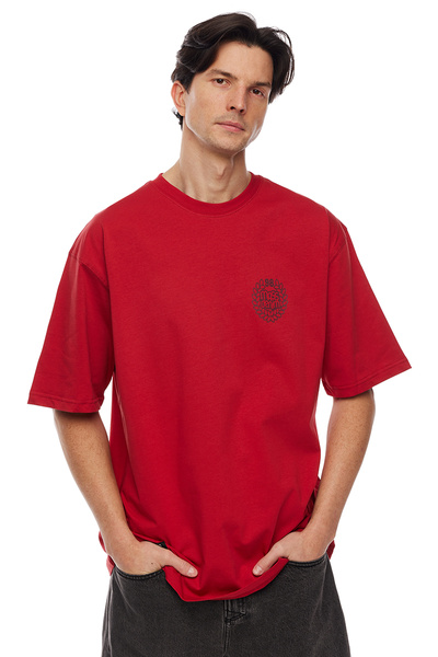 Koszulka Mass Denim Base Back T-shirt - czerwona