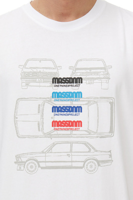 Mass DNM koszulka Bavaria T-shirt - biała