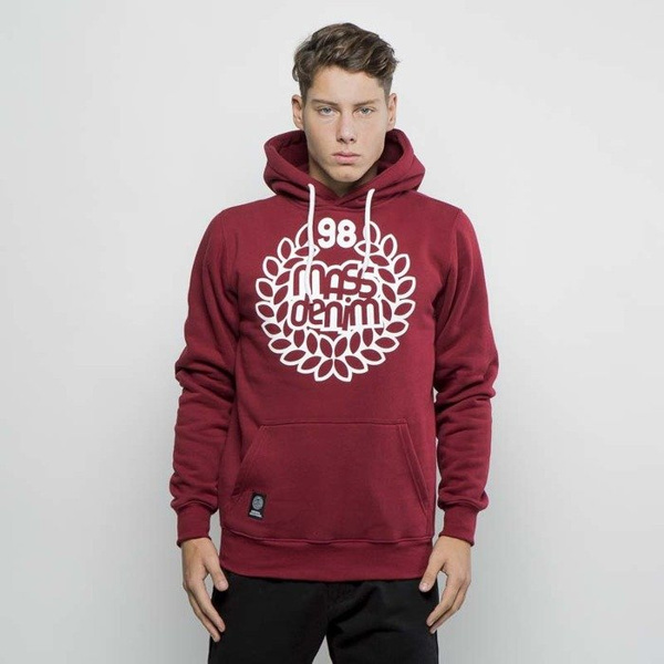 Mass DNM bluza Sweatshirt Hoody Base - claret