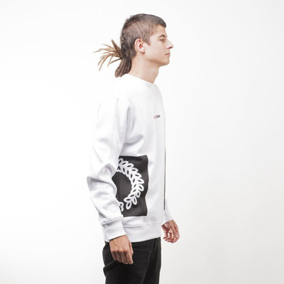 Mass Denim BLAKK bluza sweatshirt Memento crewneck white