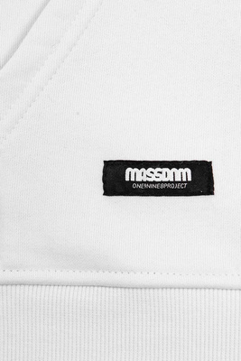 Mass DNM bluza Sweatshirt Fire Hoody - biała