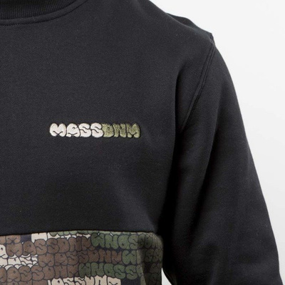 Mass Denim bluza crewneck Phat Camo black