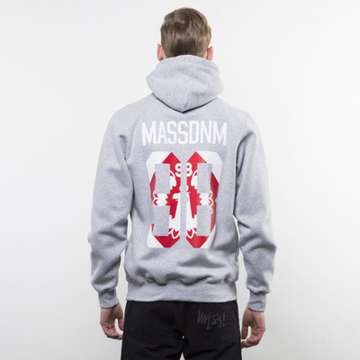 Mass Denim bluza hoody Crest Zip light heather grey