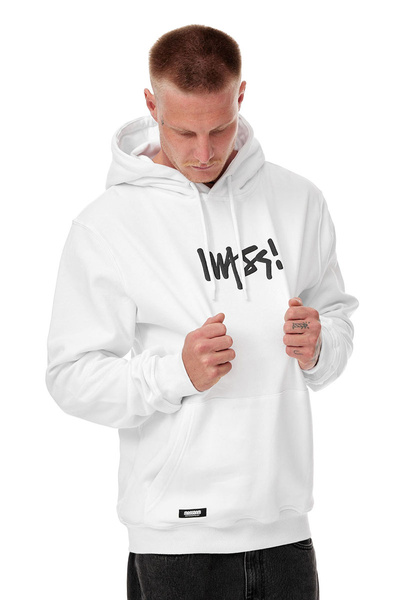 Mass DNM bluza Sweatshirt Signature 3D Hoody - biała