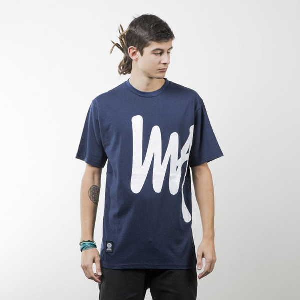 Mass Denim koszulka t-shirt Signature Big navy