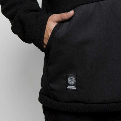 Mass DNM bluza Half Zip Tracktop Polar Fleece Play Off black 