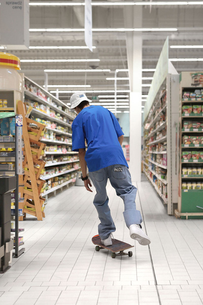 Mass Denim kapelusz Bulb Bucket Hat - biały