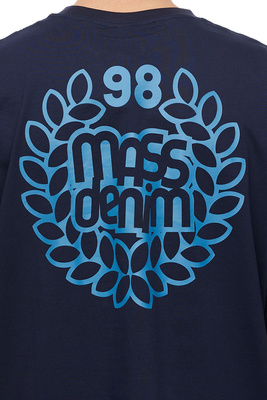 Koszulka Mass Denim Base Back T-shirt - granatowa