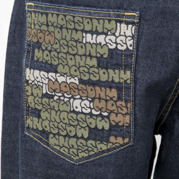 Mass Denim spodnie jeans Phat Camo baggy fit rinse SS2017