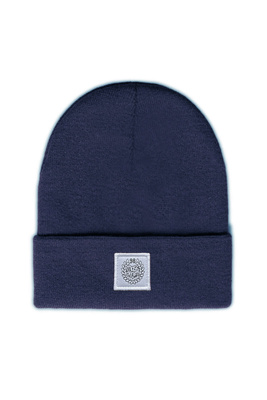 Mass DNM czapka zimowa Patch Beanie - granatowa
