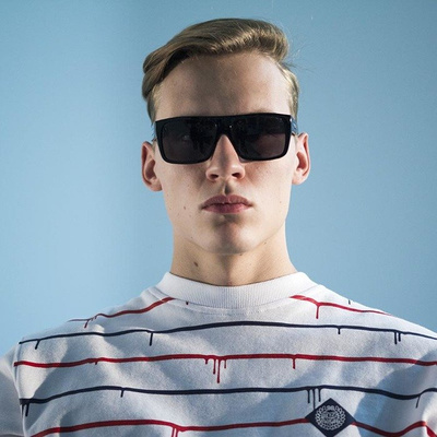 Mass Denim okulary przeciwsłoneczne Icon black shine SS2017