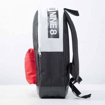 Mass Denim plecak backpack Conversion black / white / red BLAKK