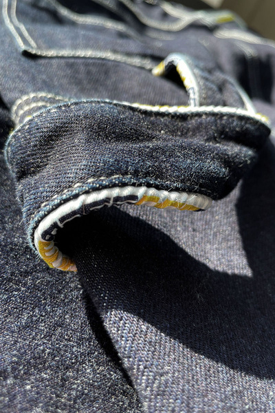 Mass DNM spodnie Jeans Chino Original Baggy Fit - granatowe