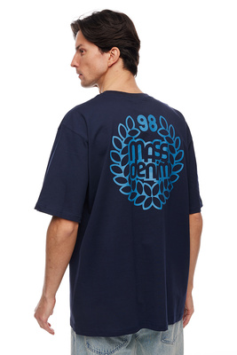 Koszulka Mass Denim Base Back T-shirt - granatowa