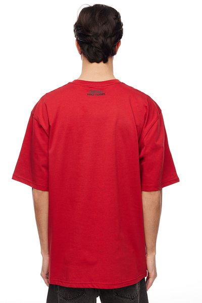 Koszulka Mass Denim Signature Patch T-shirt - czerwona