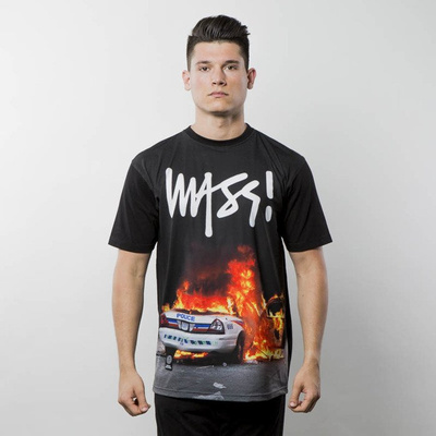 Koszulka Mass Denim T-shirt Burn Bi**h - black