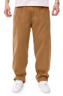 Mass DNM spodnie Pants Slang Baggy Fit - brązowe