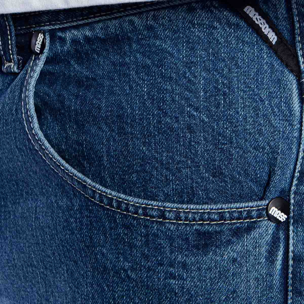 Mass DNM spodnie Classics Jeans Straight Fit - niebieskie