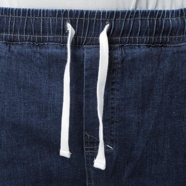 Mass DNM spodnie Joggers Jeans Sneaker Fit - dark blue