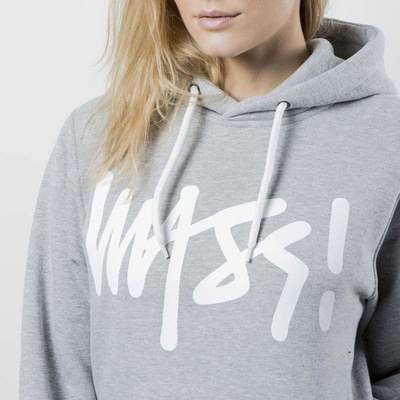 Mass DNM damska bluza Sweatshirt Hoody Signature WMNS - light heather grey