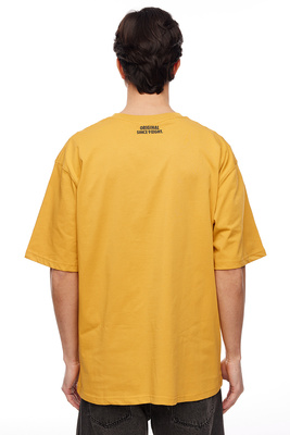 Koszulka Mass Denim Signature Patch T-shirt - żółta