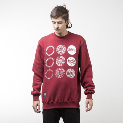 Mass Denim bluza sweatshirt Mind crewneck claret