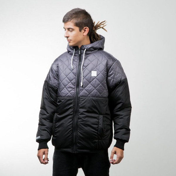 Mass Denim kurtka zimowa winter jacket Base Cut grey / black