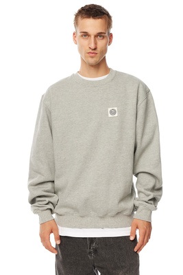 Mass DNM bluza Sweatshirt Patch Crewneck - szara