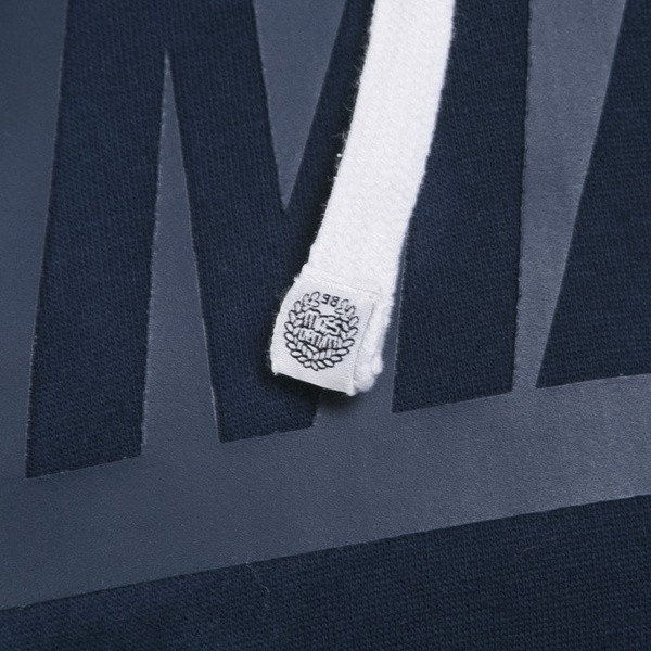 Mass Denim bluza hoody Three D navy