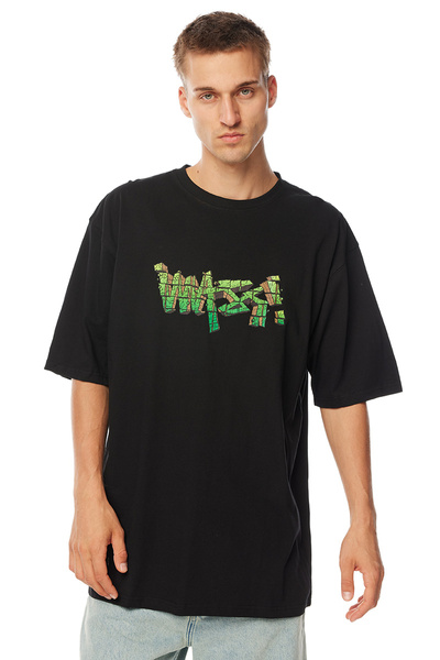 Mass Denim Koszulka Rock T-shirt czarna