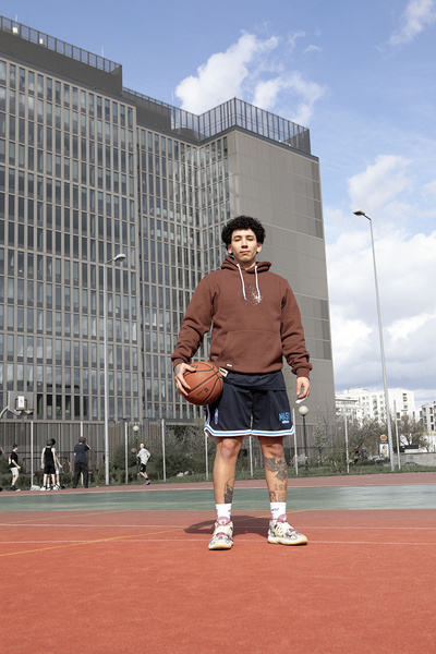 Mass DNM bluza Sweatshirt Base Light Hoody - brązowa