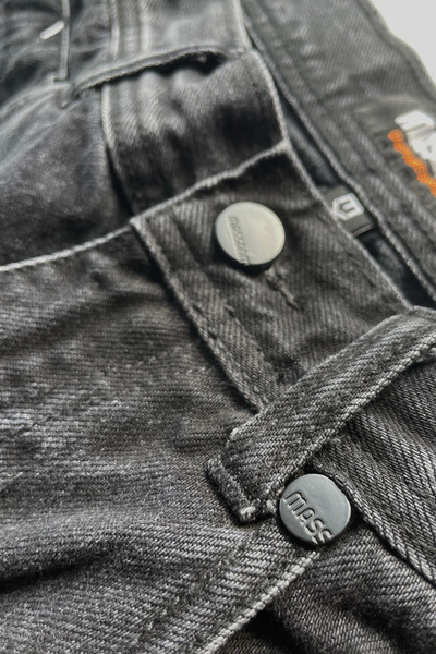 Mass DNM spodnie Authentic Jeans Extra baggy Fit - czarne