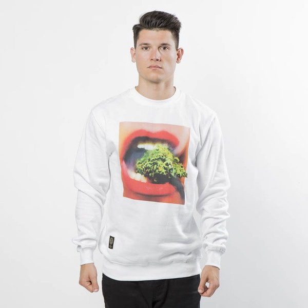 Mass DNM bluza Sweatshirt Crewneck High Taste - white