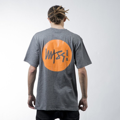 Mass Denim t-shirt koszulka Pocket Signature dark heather grey