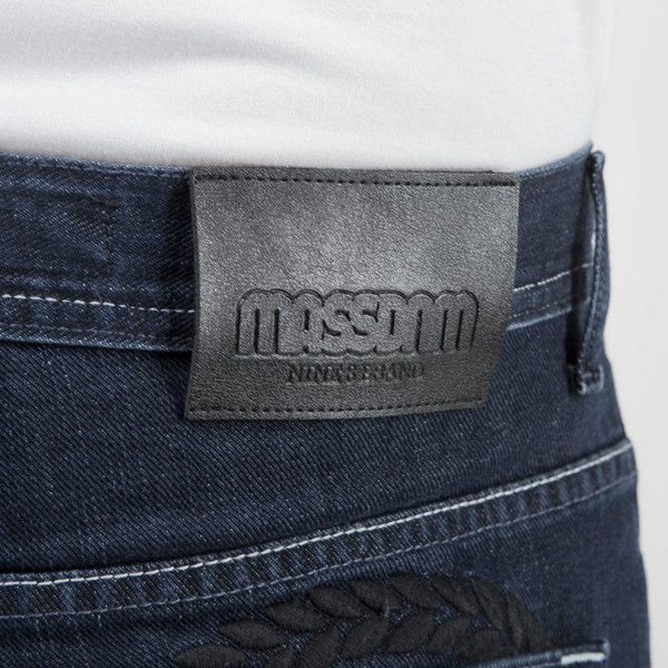 Mass Denim spodnie Jeans Ring tapered fit dark blue