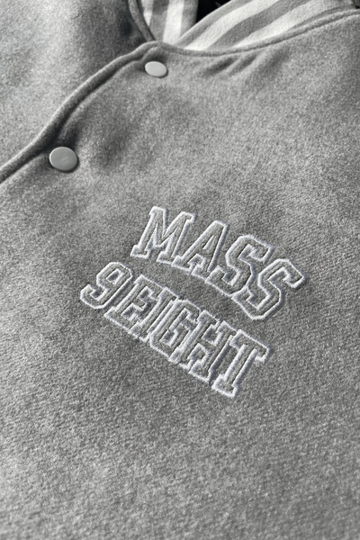 Mass DNM kurtka Jacket Athletic Baseball - jasnoszara