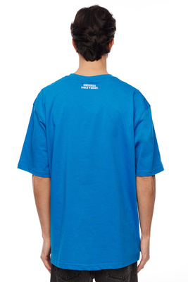 Koszulka Mass Denim Signature Patch T-shirt - niebieska