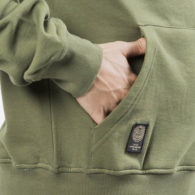 Mass DNM bluza Sweatshirt Hoody Signature - khaki