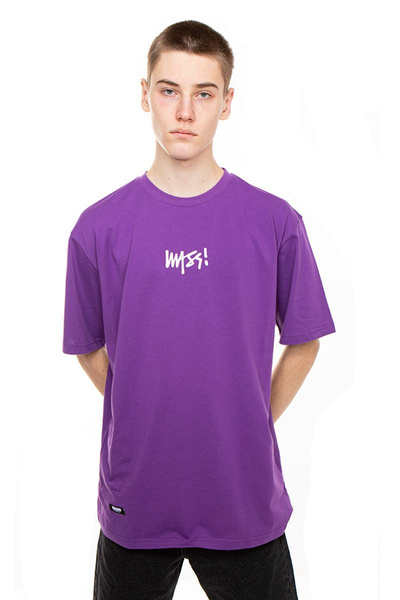 Mass DNM koszulka Signature Small Logo T-shirt - fioletowa