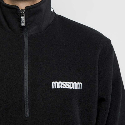 Mass DNM bluza Half Zip Tracktop Polar Fleece Play Off black 