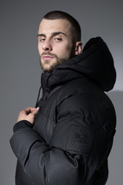 Mass DNM kurtka zimowa Jacket Empire Hoody - czarna